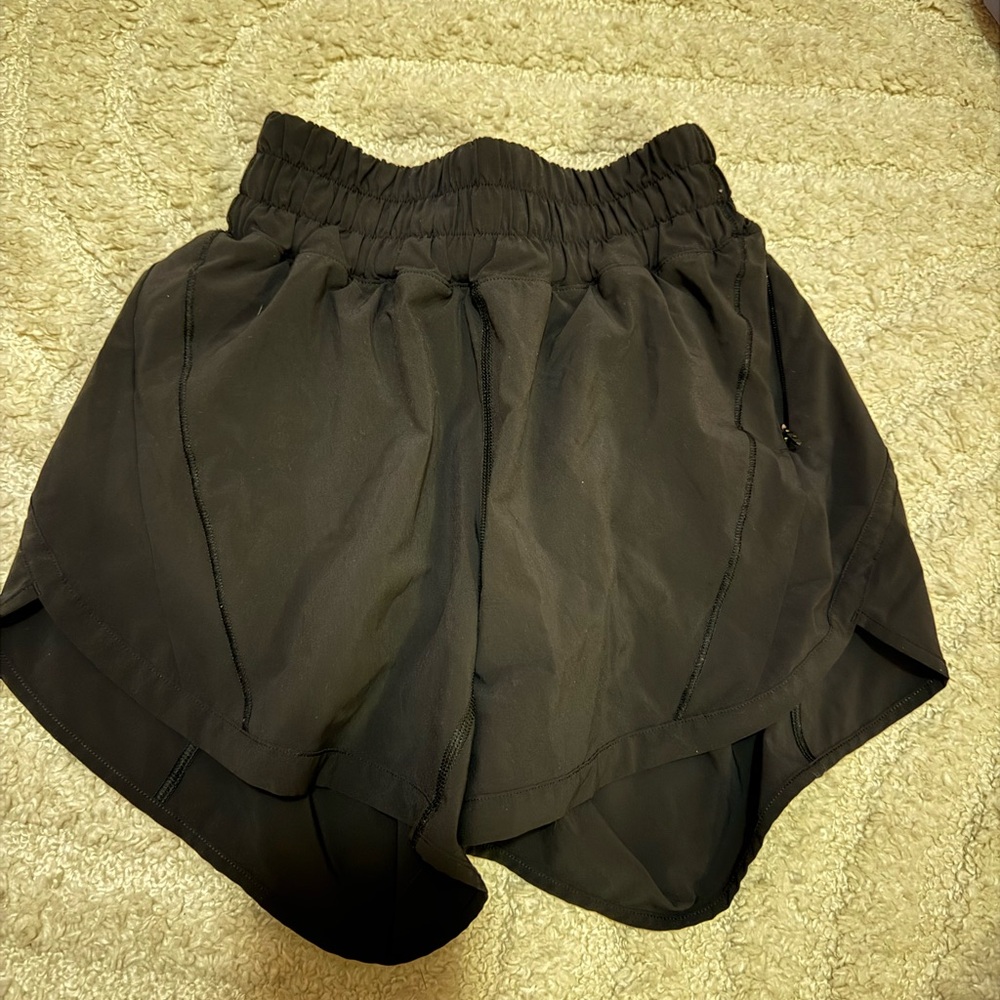 Lululemon Athletica Black High-Rise Shorts